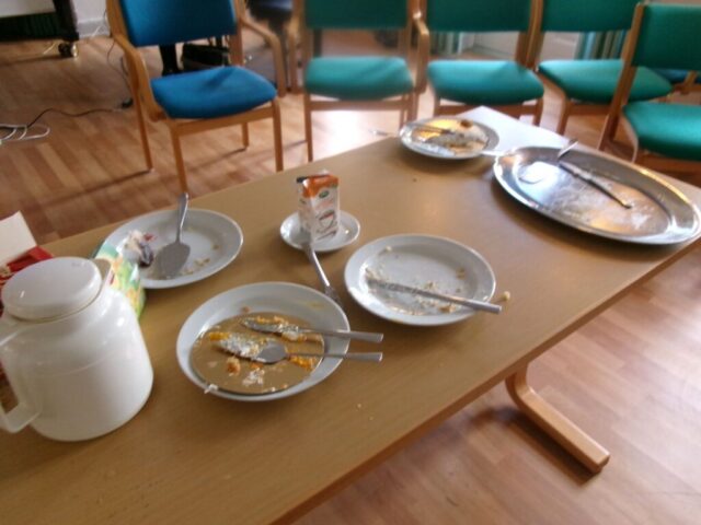 Kaffebordet ved GF 24.4. 2025